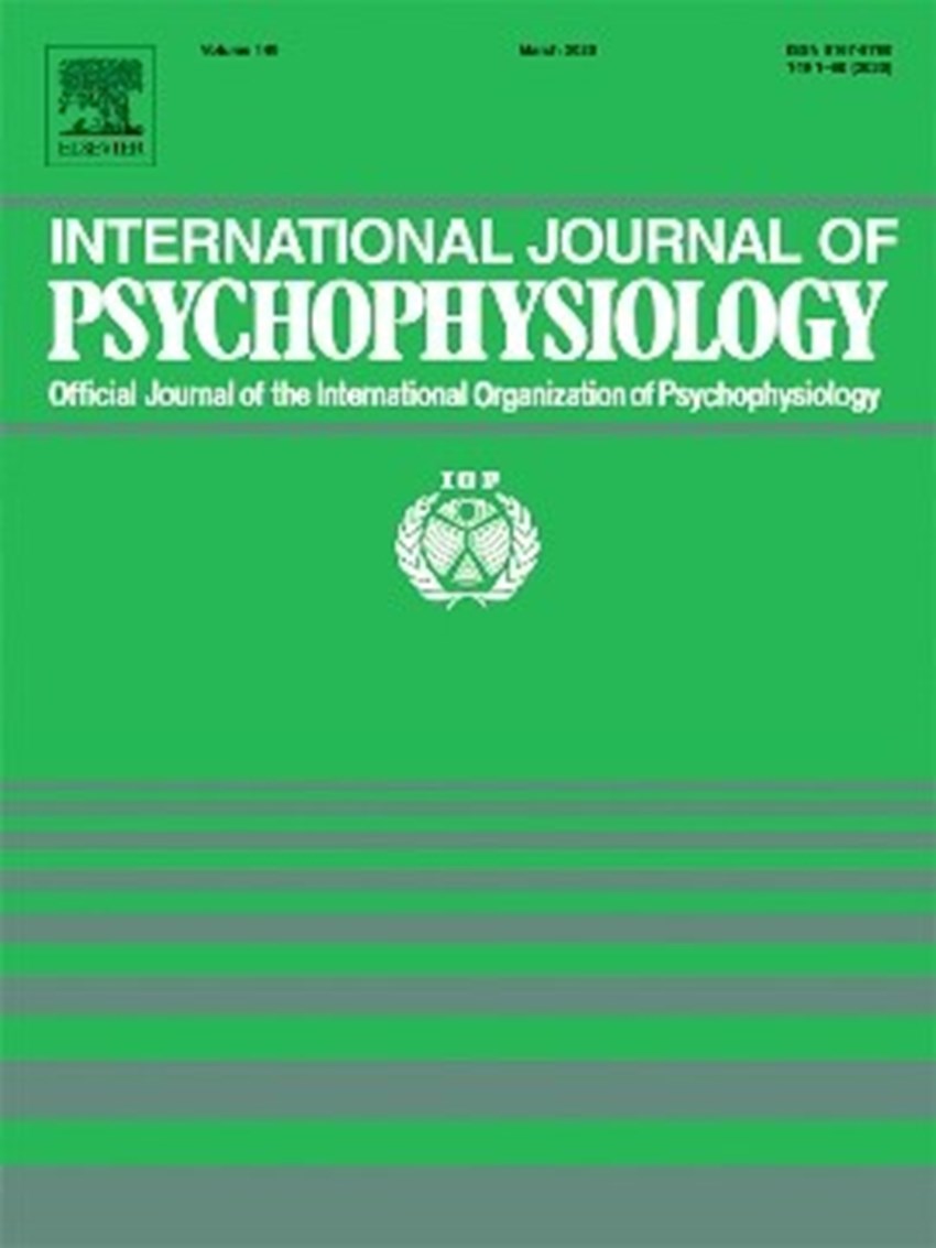 Paper published in the International Journal of Psychophysiology